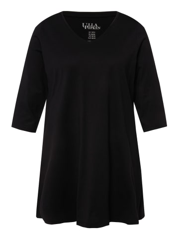 Ulla Popken Longshirt in schwarz