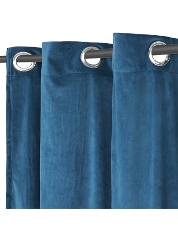 home24 Ösenvorhang Tamas in Dunkelblau
