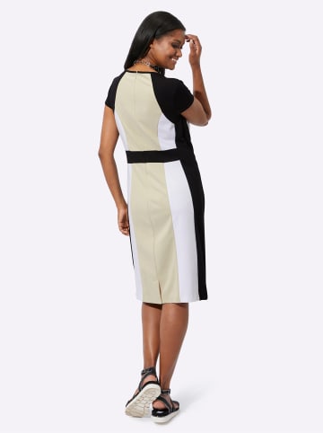 WITT WEIDEN Jersey-Kleid in sand-schwarz