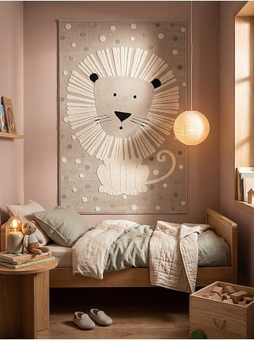 KADIMA DESIGN Kinderteppich Kinder-Motiv Kinderzimmer pflegeleicht Spielzimmer Motiv in Beige