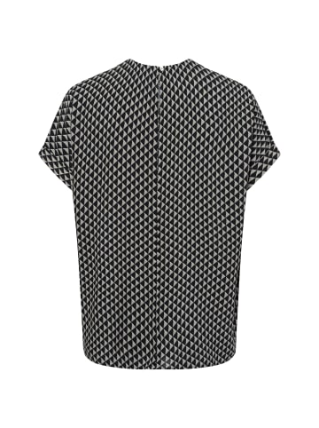 OPUS Blusenshirt Femka minimal in schwarz hellgrau