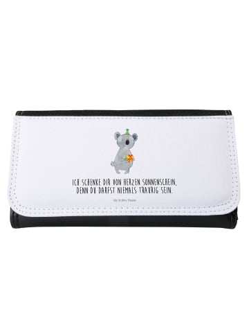Mr. & Mrs. Panda Damen Portemonnaie Koala Geschenk mit Spruch in Weiß