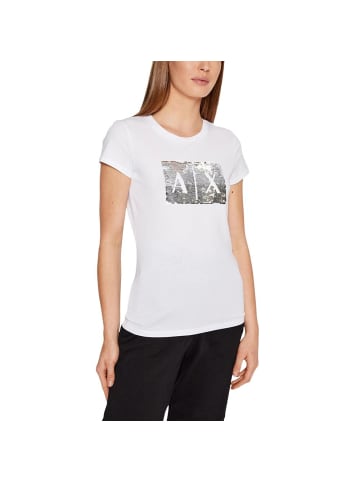 Armani Exchange Weiß Baumwolle T-Shirt