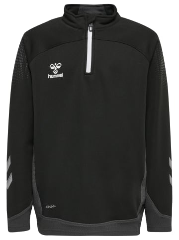 Hummel Halbreißverschluss Sweatshirt Hmllead Kinder in BLACK