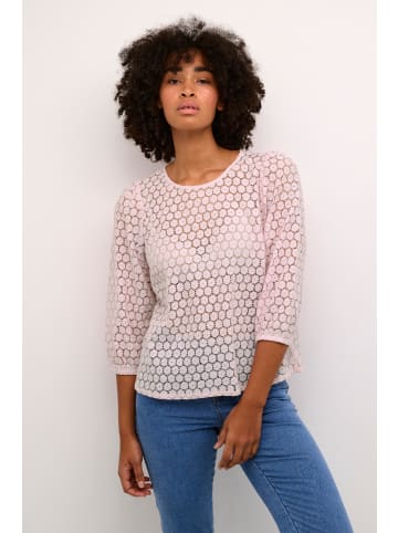 Kaffe Langarm-Bluse KAloren in Pink Mist