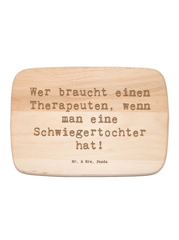 Mr. & Mrs. Panda Holzbrett Spruch Schwiegertochter Humor mit Spruch in Transparent