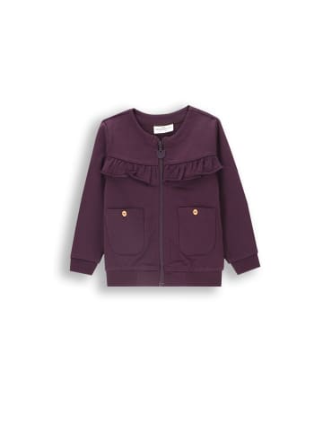 Coccodrillo Sweatshirt mit Reißverschluss in violett