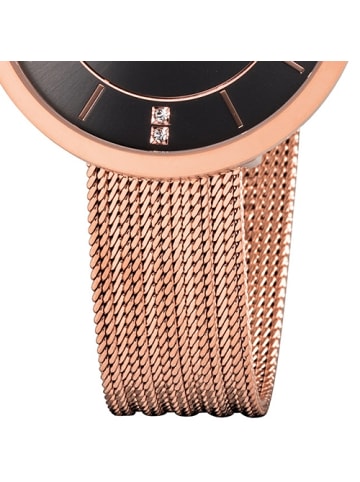 Regent Armbanduhr Regent Metallarmband rosegold mittel (ca. 34mm)