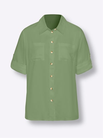 Sieh an! Bluse in eucalyptus