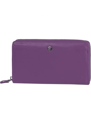 Greenburry Spongy Geldbörse Leder 19 cm in purple