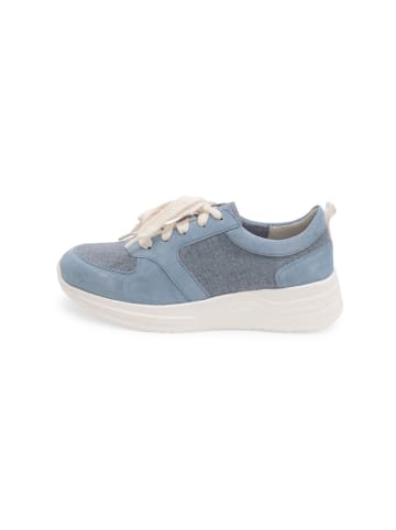 VITAFORM Samtziegenleder Sneaker in hellblau