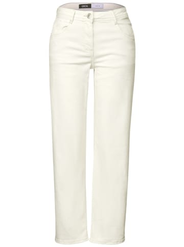 Cecil Straight Leg Jeans in Beige