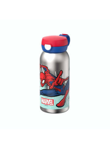 Mepal Edelstahl-Trinkflasche mit Klappdeckel Campus 600 ml in Spiderman