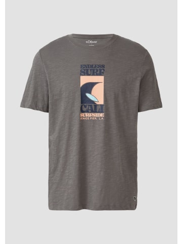s.Oliver T-Shirt in 94D1_grau meliert