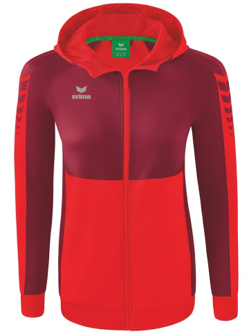 erima Trainingsjacke "Six Wings Trainingsjacke Mit Kapuze" in Rot