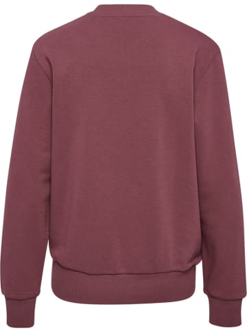 Hummel Pullover "Pulse W Sweat Crewneck" in Lila