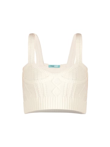 TOOCHE Shirt & Top "Stricktop" in Weiß