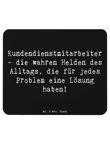 Mr. & Mrs. Panda Mauspad Spruch Kundendienstmitarbeiter Helden m... in Schwarz
