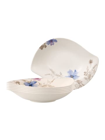 Villeroy & Boch 6er Set Schalen Mariefleur Gris Serve & Salad 29 x 21 cm in bunt