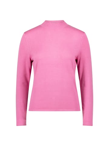 Zero Feinstrickpullover mit hohem Kragen in Raspberry Velvet