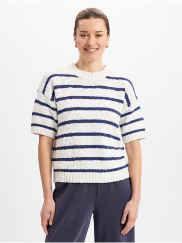 Franco Callegari Strickpullover in ecru blau - 0001