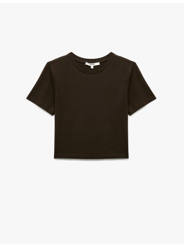 KOTON TSHIRT SS in Braun