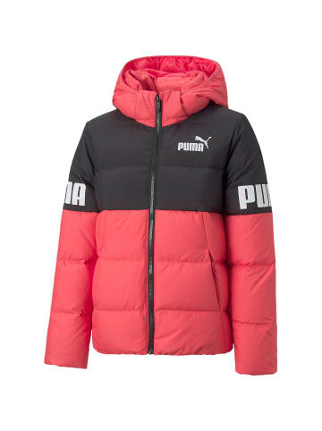 Puma Bodywear POWER HOODED DOWN PUFFER in Lachs