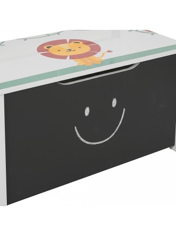 relaxdays Kinderbank in Bunt - (B)57 x (H)55,5 x (T)30 cm