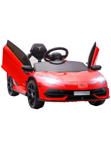 HOMCOM LAMBORGHINI Kinder Elektroauto3-5 Jahre Rot