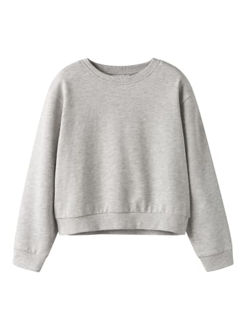 name it Sweatshirt in Light Grey Melange