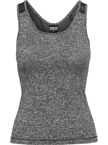 Urban Classics Tanks & Cami in charcoal/white/black