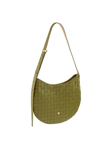 DuDu Hispani Schultertasche Leder 32 cm olive