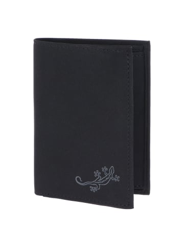oxmox New Cryptan Geldbörse RFID Schutz 13 cm in schwarz-lizard 2.0grey