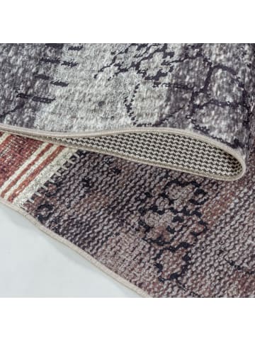 KADIMA DESIGN Teppich Flachgewebe Waschbar Patchwork PIZOL Strapazierfähig OEKO-TEX