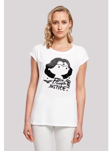 F4NT4STIC T-Shirt DC Comics Wonder Woman Fierce Sketch in weiß