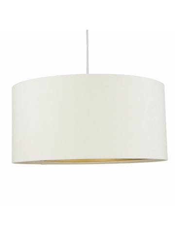 Licht-Erlebnisse Pendelleuchte Ø 40 x (T)102 cm in Weiß Creme GoldWeiß Creme Gold