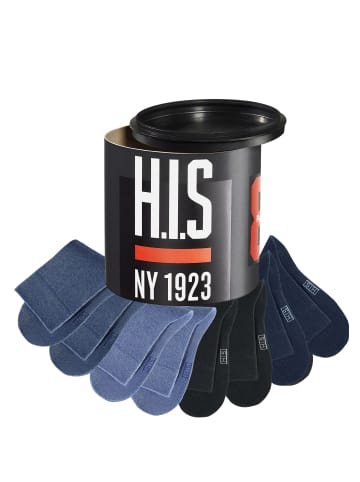 H.I.S Socken in schwarz-marine-jeans