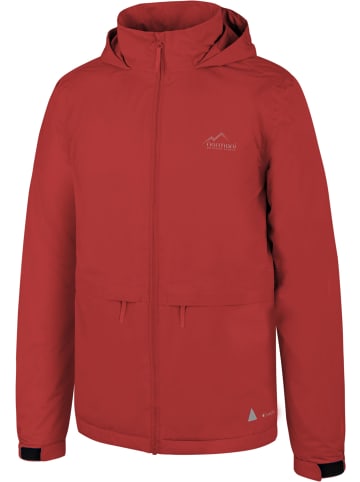 Normani Outdoor Sports Kinder Regenjacke mit Fleecefutter in Rot