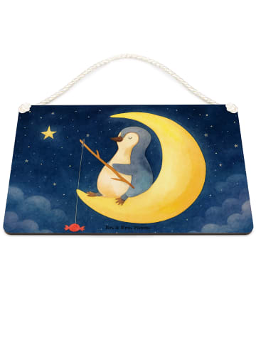 Mr. & Mrs. Panda Wanddeko Pinguin Mond Design ohne Spruch in Weiß