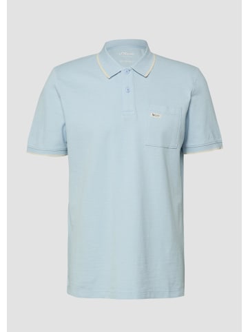 s.Oliver Polo-Shirt in 5007_hellblau