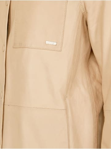 Maze Lederhemd 42020135 in sand