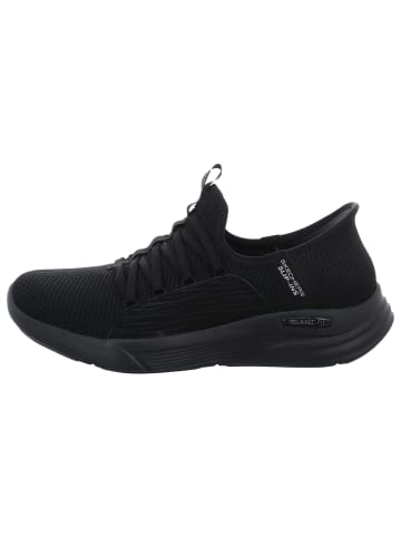 Skechers Sportlicher Slipper in schwarz