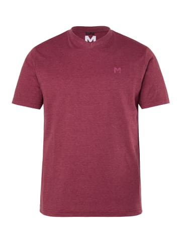 Men Plus Kurzarm T-Shirt in kupferbraun