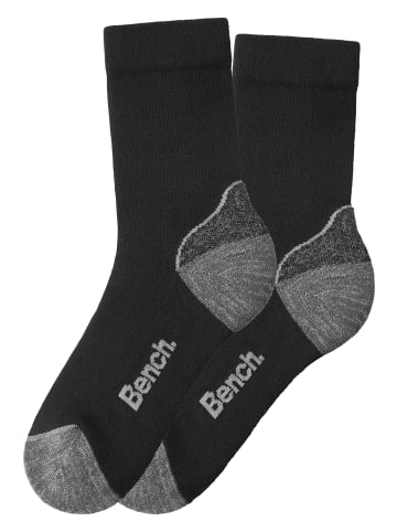 Bench Wandersocken in 2x schwarz-anthrazit-melange