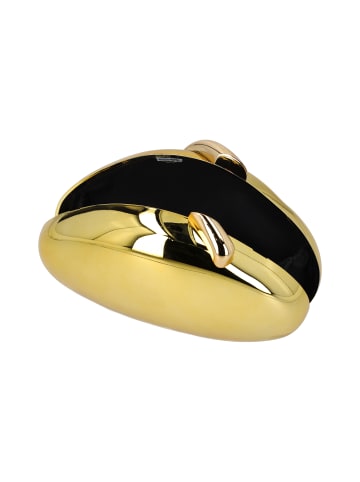 faina Women Clutch in Gold