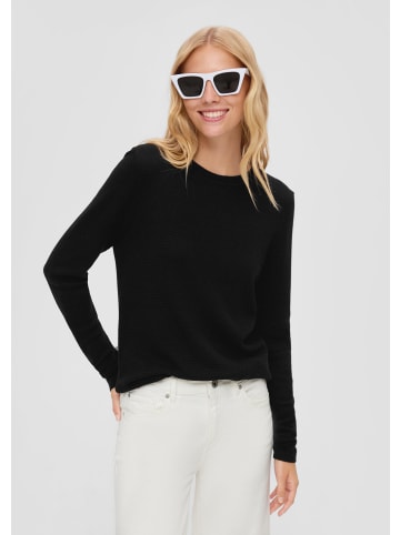 QS Strickpullover in 9999_schwarz