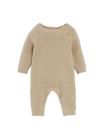 Bornino Strickoverall langarm in Beige