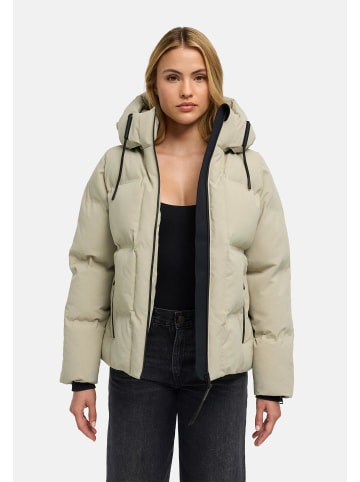 Navahoo Steppjacke Wolkentanz XIV in Pebble Grey