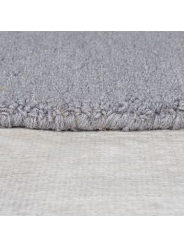 KADIMA DESIGN Wollteppich Kreis Wellenform, Wohnzimmer in Multicolor
