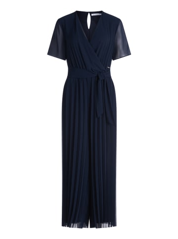 BETTY & CO Jumpsuit mit Plissee in Dunkelblau